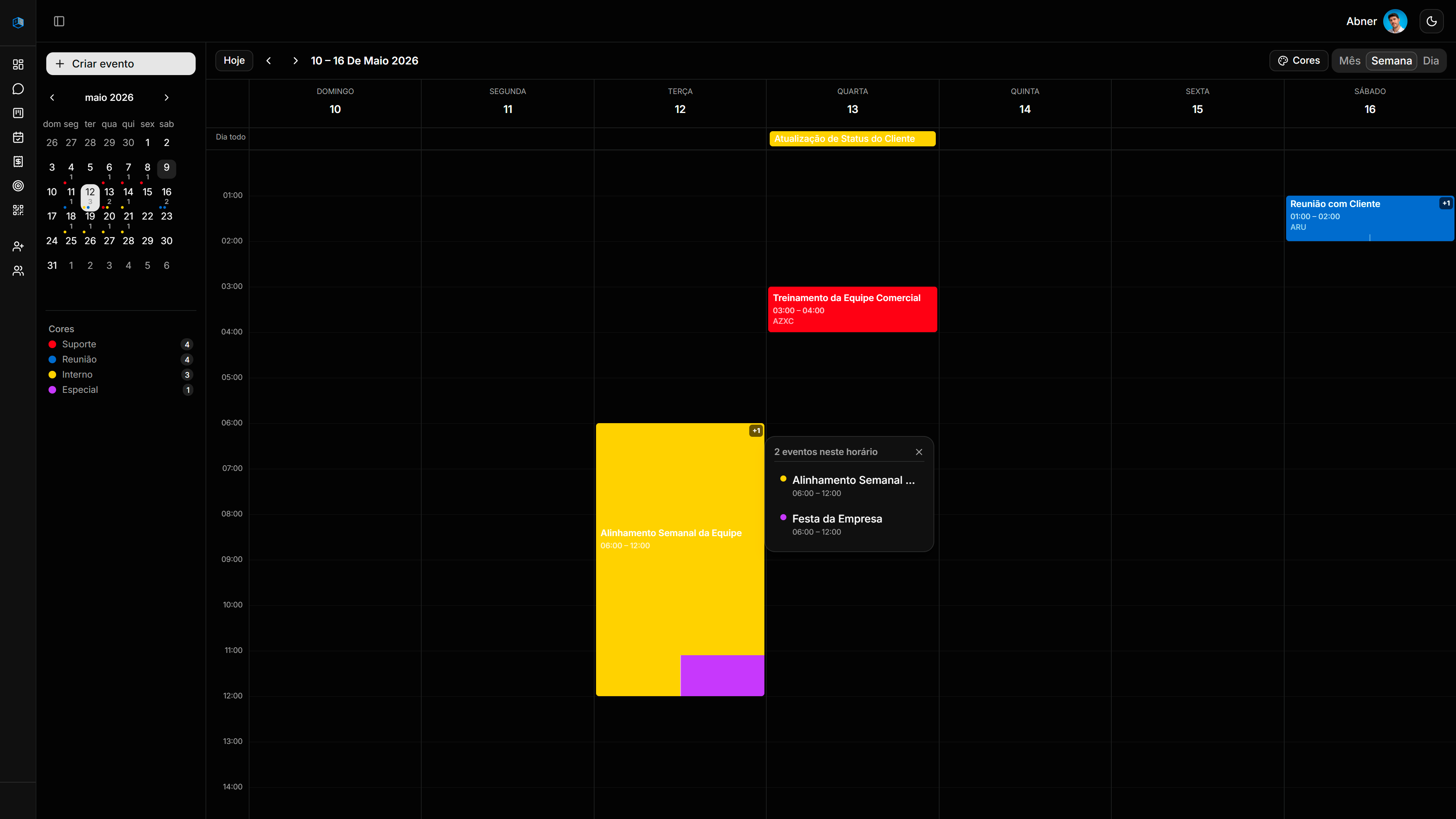 Agenda - Semanal